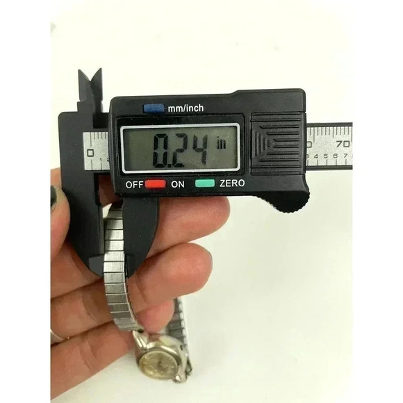 VTG Wittnauer Swiss Watch 10K RPG Bezel Stainless Steel Women's UNTESTED - Picture 13 of 16